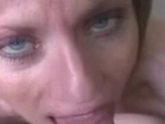 Enthousiasteling, Blond, Man die toekijkt, Sperma shot, Omie, Moeder die ik wil neuken, Moeder, Vrouw