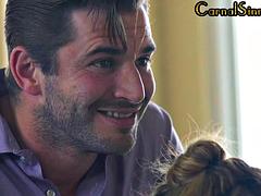 Nana, Couple, Mignonne, Érotique, Hard, Huilée, Tatouage, Nénés