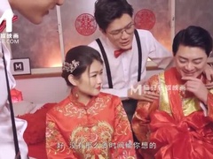 アジア人, デカパイ, イく瞬間, Hd, なめる, オーガズム, 結婚式, 妻