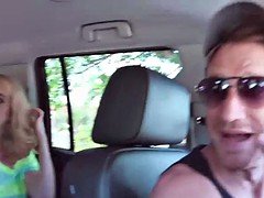 Blondine, Auto, Süss