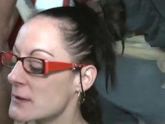 Grote lul, Groepseks ejactulatie