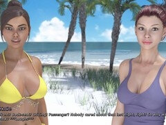3d, アスtoマウス, 美女, デカ尻, ビキニ, 茶髪の, 巨乳な, 赤毛