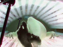 Enthousiasteling, Hd, Masturbatie, Realiteit, Softcore pornografie, Zonnebank, Alleen, Bekijker