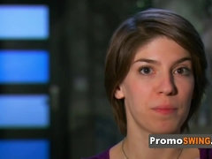 Incroyable, Bisexuelle, Sucer une bite, Couple, Groupe, Hd, Orgie, Nénés