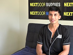 Spermaladung, Schwul, Latina, Masturbation, Muskel, Solo