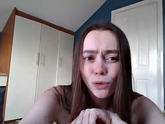 素人, デカパイ, ダンス, フェティッシュ, オナニー, 赤毛, 一人, オッパイの