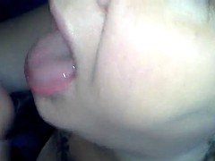 Belle grosse femme bgf, Sucer une bite, Tir de sperme, Faciale, Branlette thaïlandaise