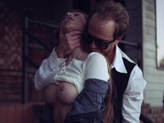 茶髪の, 巨乳な, バック, 自然山雀, 小柄, オマンコ, ティーン, オッパイの