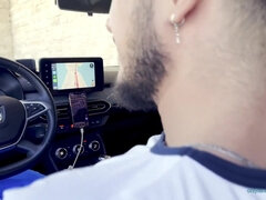 素人, ビーチ, デカ尻, フェラチオ, 車, 捕まる, カップル, 公共