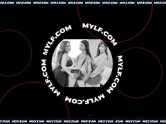 Stepmom's friend's room: Hot Brunette Dyked And Pounded By Stepdaughter's Lesbian Lover