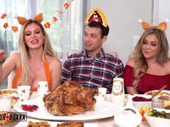 A Cuckold Family Thanksgiving - Kali Rose and Malisa Moir