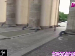 Amateur, Rubia, Mamada, Novio, Corrida, Sexo duro, Al aire libre, Pov