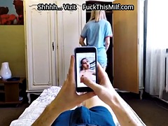 Asiatisch, Tussi, Grosser schwanz, Grosse titten, Blondine, Braunhaarige, Spermaladung, Milf