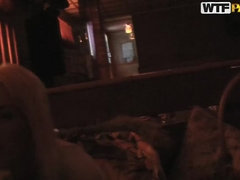 アナル, ブロンド, ゴックンする, 三人