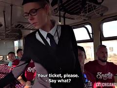 Enthousiasteling, Pijpbeurt, Autobus, Tsjechisch, Groepseks, Groep, Hardcore, Openbaar