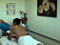 Asian masseuse jerks client on hidden spycam