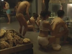 Incroyable, Groupe, Japonaise, Douche