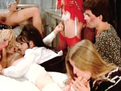 Let's Relish A Very Big Retro Porn Orgy Sex Video!