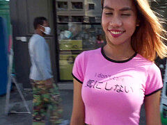 Asiatisch, Bad, Grosser schwanz, Blasen, Spermaladung, Zierlich, Dürr, Thai