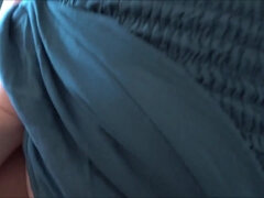 Plage, Gros seins, Blonde, Sucer une bite, Femme couguar, Gorge profonde, Hard, Pov