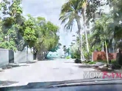 Verga grande, Mamada, Morena, Coche, Polla, Enorme, Madres para coger, Madrastra