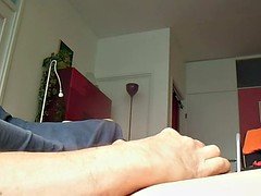 Chain in cum, cum out cock