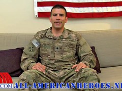 軍人, デカチン, ゲイ, オナニー, 筋肉, 一人