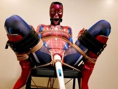 Drizzling, ball gag, magic wand