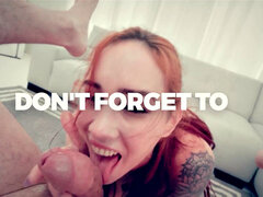 Throated - Blonde Loves Getting Throated Hard