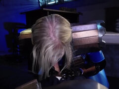 Blonde Georgie Lyall gets fucked hard in a Star Trek porn parody.