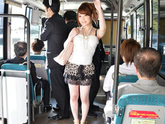 Asian, Bus, Handjob, Japanese