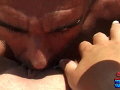 美女, イく瞬間, チン, エロティック, 手コキする, 母, オーガズム, シーメール