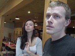フェラチオ, チェコ, チン, 彼女, ジーンズ, ハメ撮り, ガリガリ, ティーン
