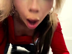 Blond, Sperma shot, Masturbatie, Webcamera