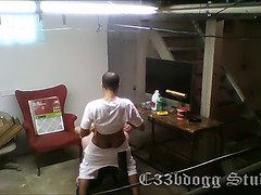 Bareback Hotel Maid on Security Cam