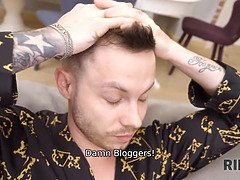 Mia Grandy & her friends get nasty in stockings & hardcore threesome action