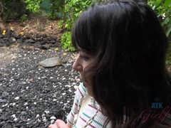 Amateur, Éjaculer dans la bouche, Doigter, Exhib, Petite amie, De plein air, Petite femme, Voyeur