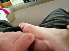 足, 自家製, オナニー