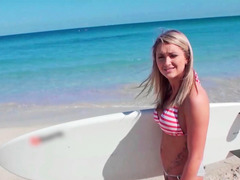 素人, デカ尻, ブロンド, 公共