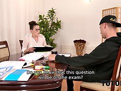茶髪の, 毛深い, Hd, 熟年, 穴開きパンティ, オマンコ, スパンキング, 教師