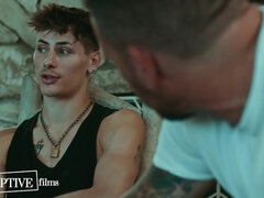 Hitchhiker Picked Up & Humped By Creepy Muscle Hunk