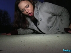 Public Agent fucks horny teen Maja