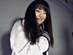 アジア人, 毛深い, 女子高生, ティーン, スカートのぞき
