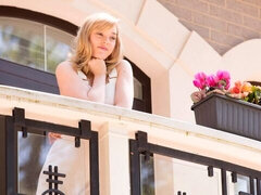 ブロンド, バック, 自然山雀, アウトドア, ショートヘア, ガリガリ, ティーン, オッパイの