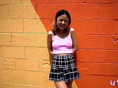 Asiatisch, Arsch, Vorstellungsgespräch, Schönheit, Hundestellung, Hd, Zierlich, Muschi