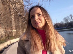 Grosse bite, Mignonne, Queue, Allemand, Petite femme, Réalité, Maigrichonne, Nénés