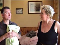 ぽっちゃり, デカパイ, ハードコア, マッサージ, 熟年, オッパイの