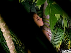 お尻, ビキニ, 茶髪の, ラティーナ, アウトドア, ソフトコア, 一人