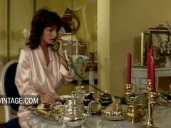 Teresa Orlowski's vintage brunette charm ignites in sultry casting
