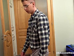 デカチン, クラブ, カワイイ, なめる, フェラする, タトゥー, ティーン, 三人